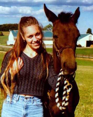 Me with my yearling